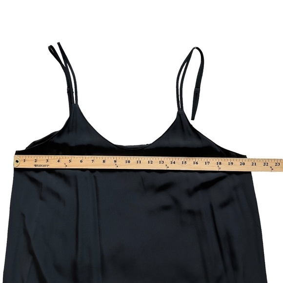 Wilt Double Strap Slip Midi Dress Women's Size XL Black USA Made Fairycore Y2K - Picture 11 of 16
